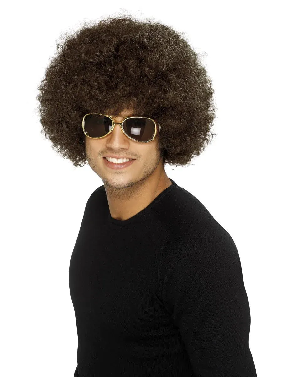 70s Funky Brown Afro Wig