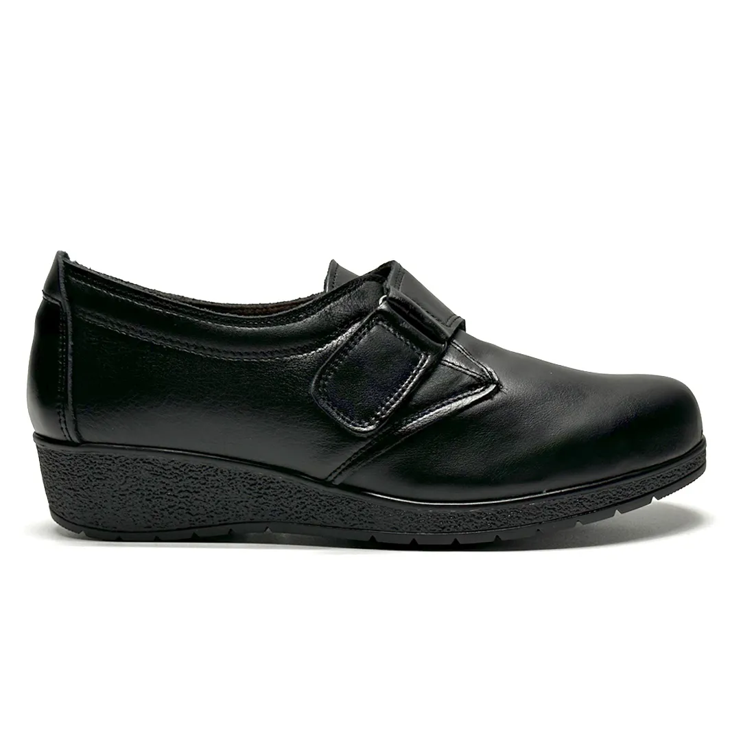 7540 Zapato Velcro Negro