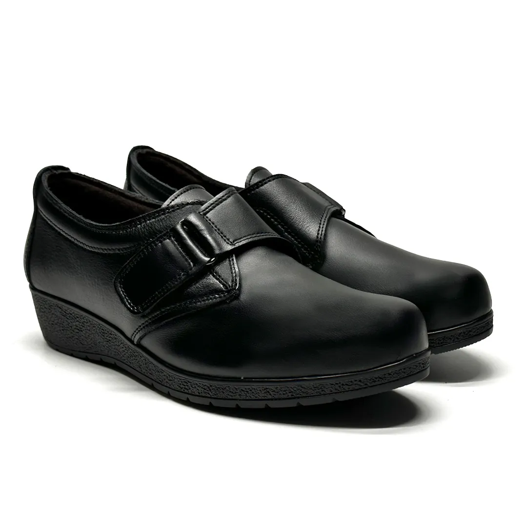 7540 Zapato Velcro Negro