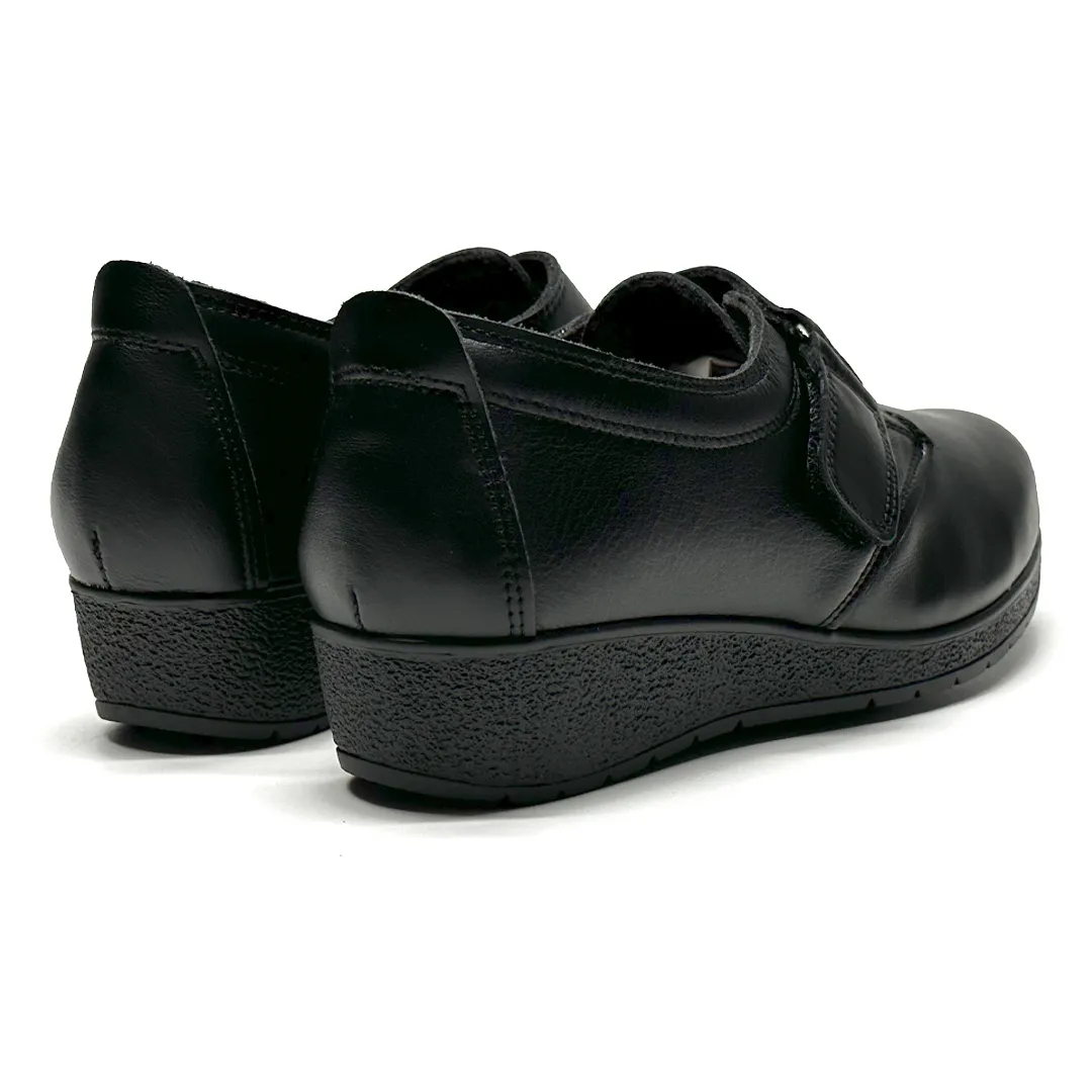 7540 Zapato Velcro Negro