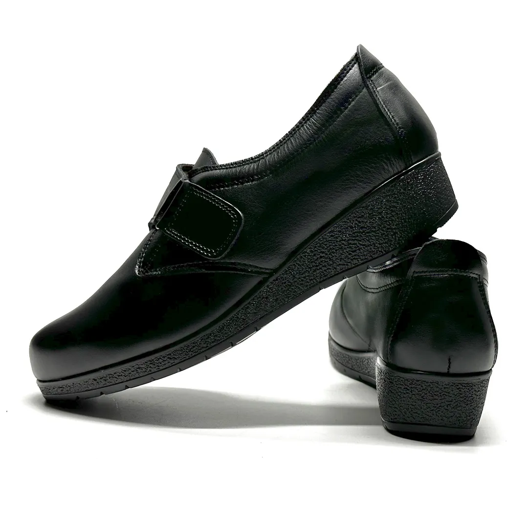 7540 Zapato Velcro Negro
