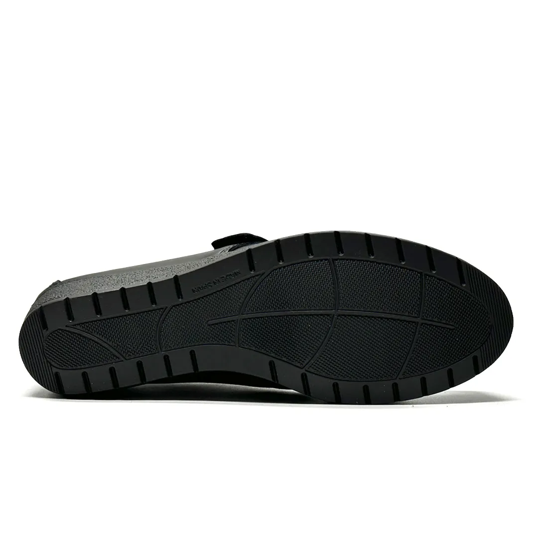 7540 Zapato Velcro Negro