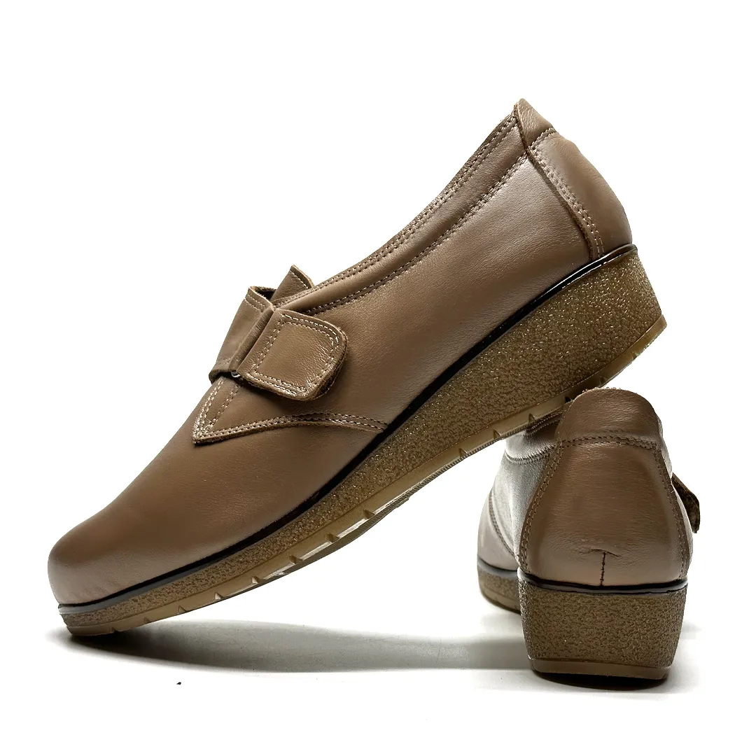 7540 Zapato Velcro Taupe
