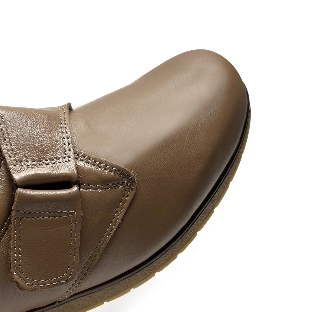 7540 Zapato Velcro Taupe