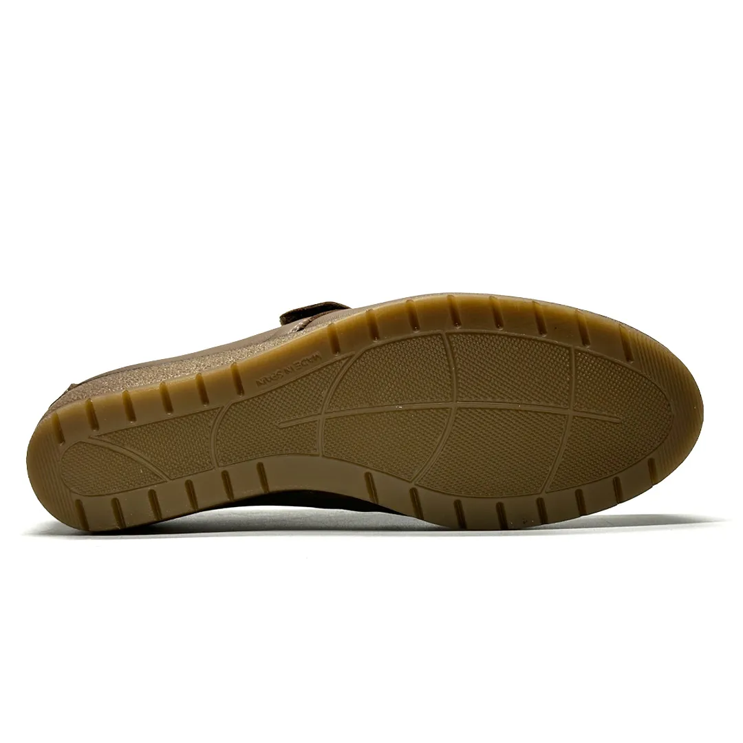 7540 Zapato Velcro Taupe