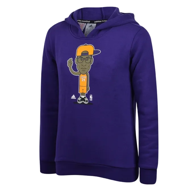 Adidas Sudadera NBA Niño Graphic Geek Lakers (purpura/amarillo)