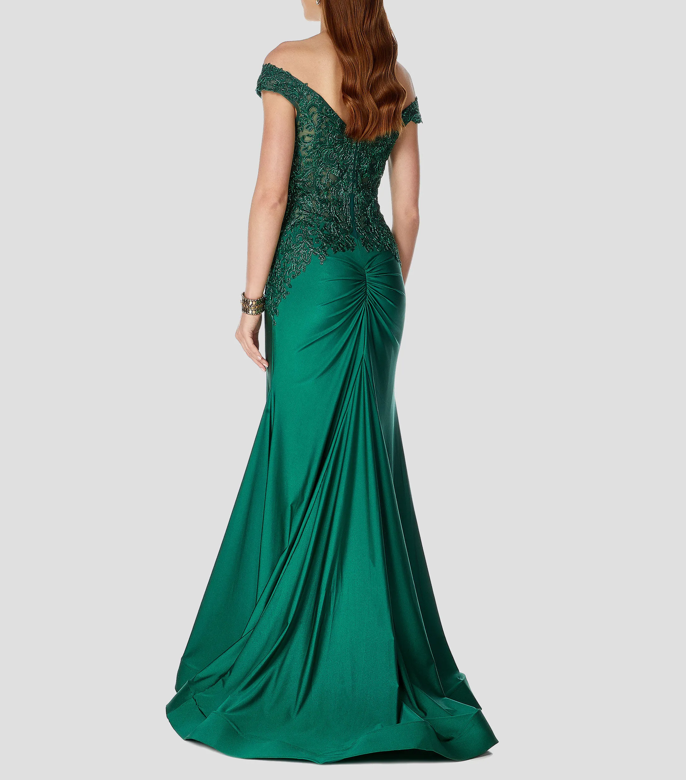 Alondra Vestido maxi de fiesta con encaje Mujer