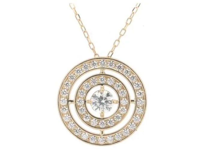 & Other Stories Collar de diamante Lazare K18YG 0.70ct en excelente estado Dorado 