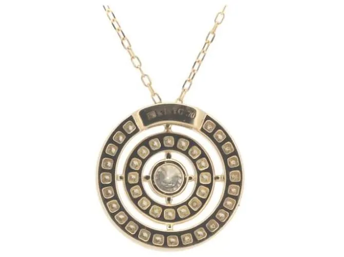 & Other Stories Collar de diamante Lazare K18YG 0.70ct en excelente estado Dorado 
