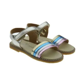 ANDANINESSandalias niña velcro metalizadas 201297