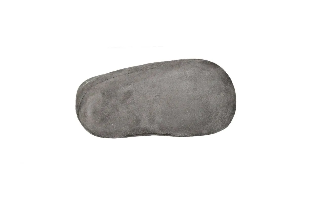 Angelito Ante Gris Lazo Con Velcro