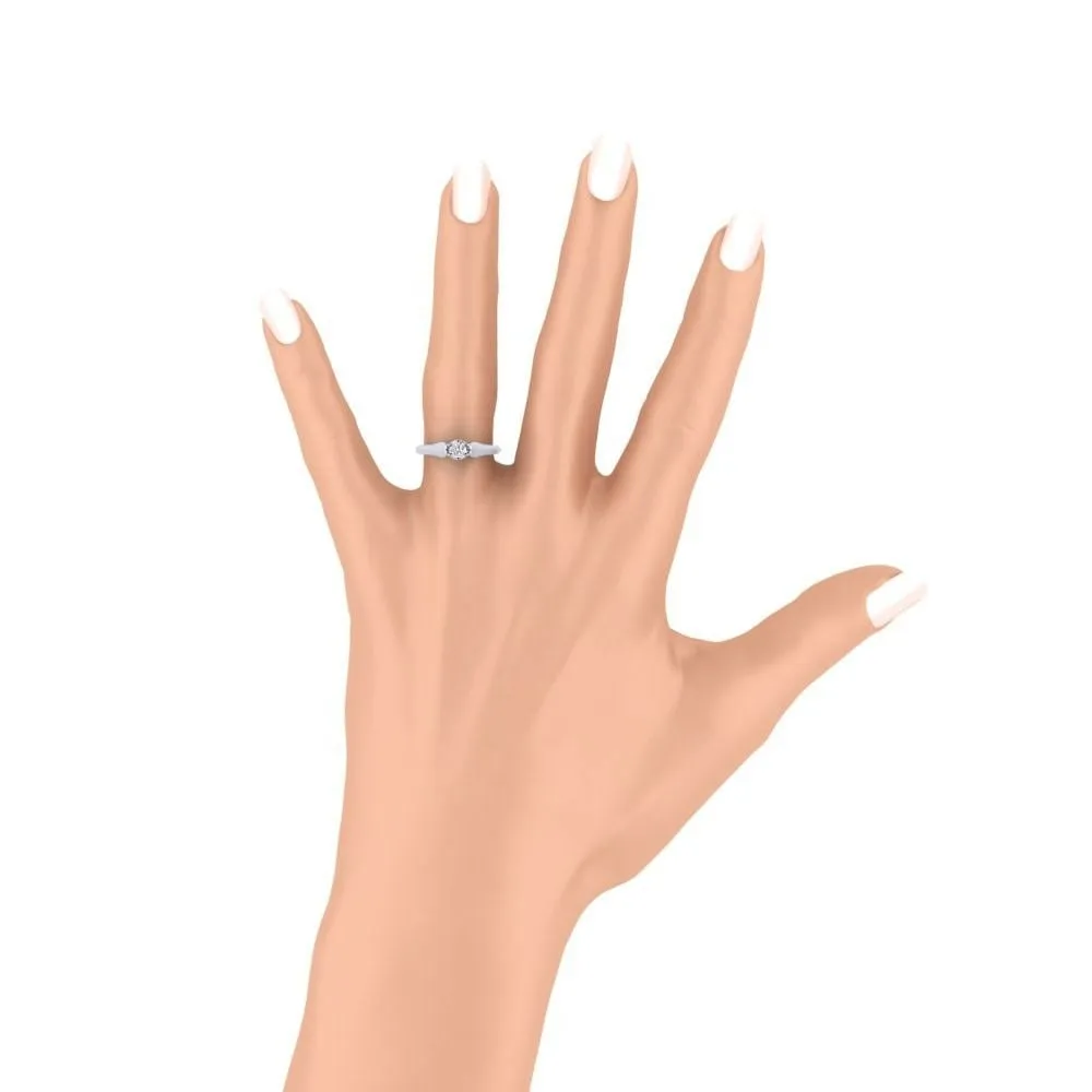 Anillo de compromiso Suela 0.25 crt