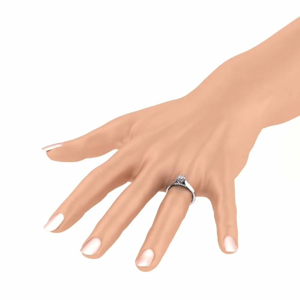 Anillo de compromiso Suela 0.25 crt