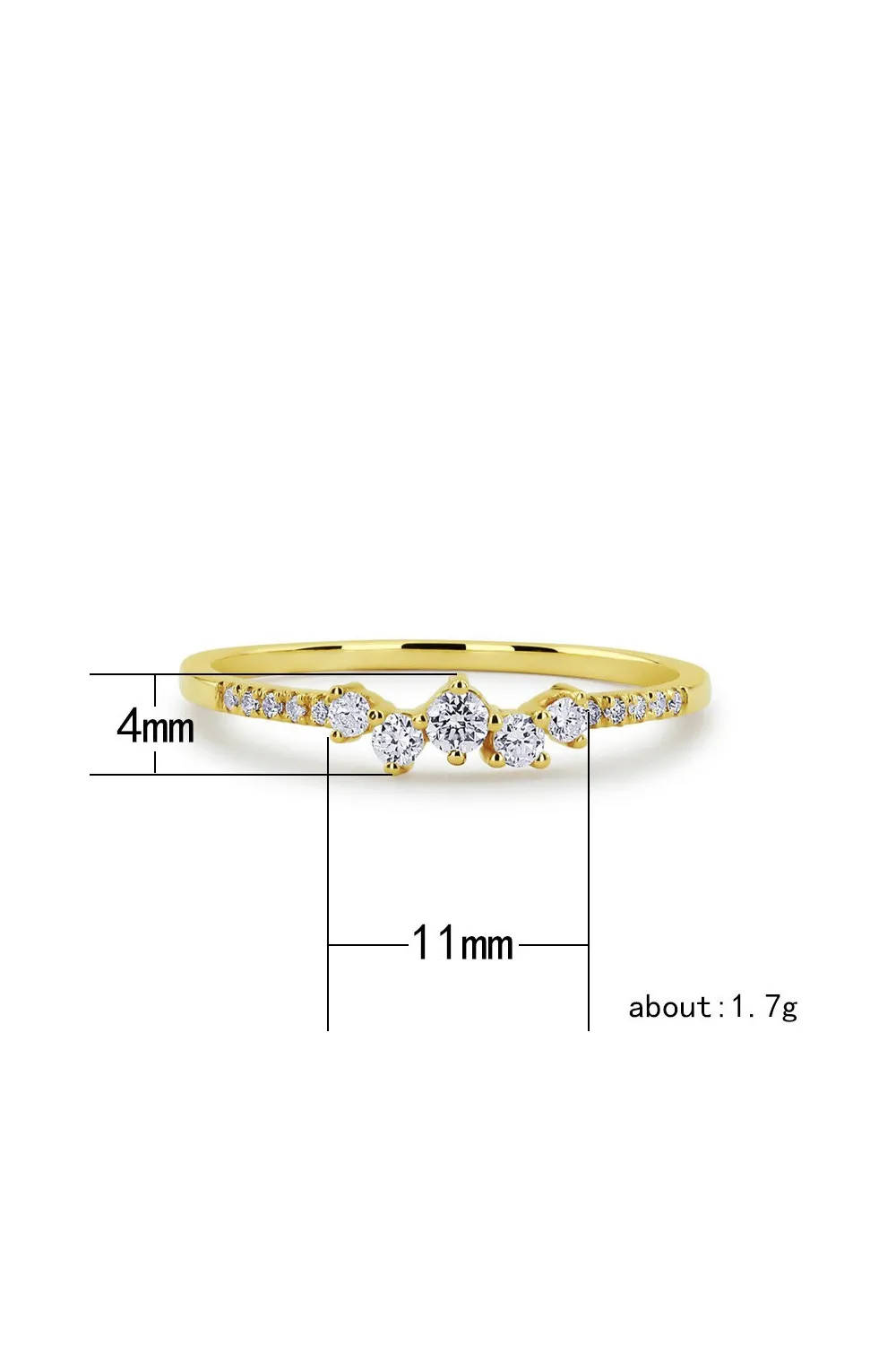 Anillo de eternidad de plata