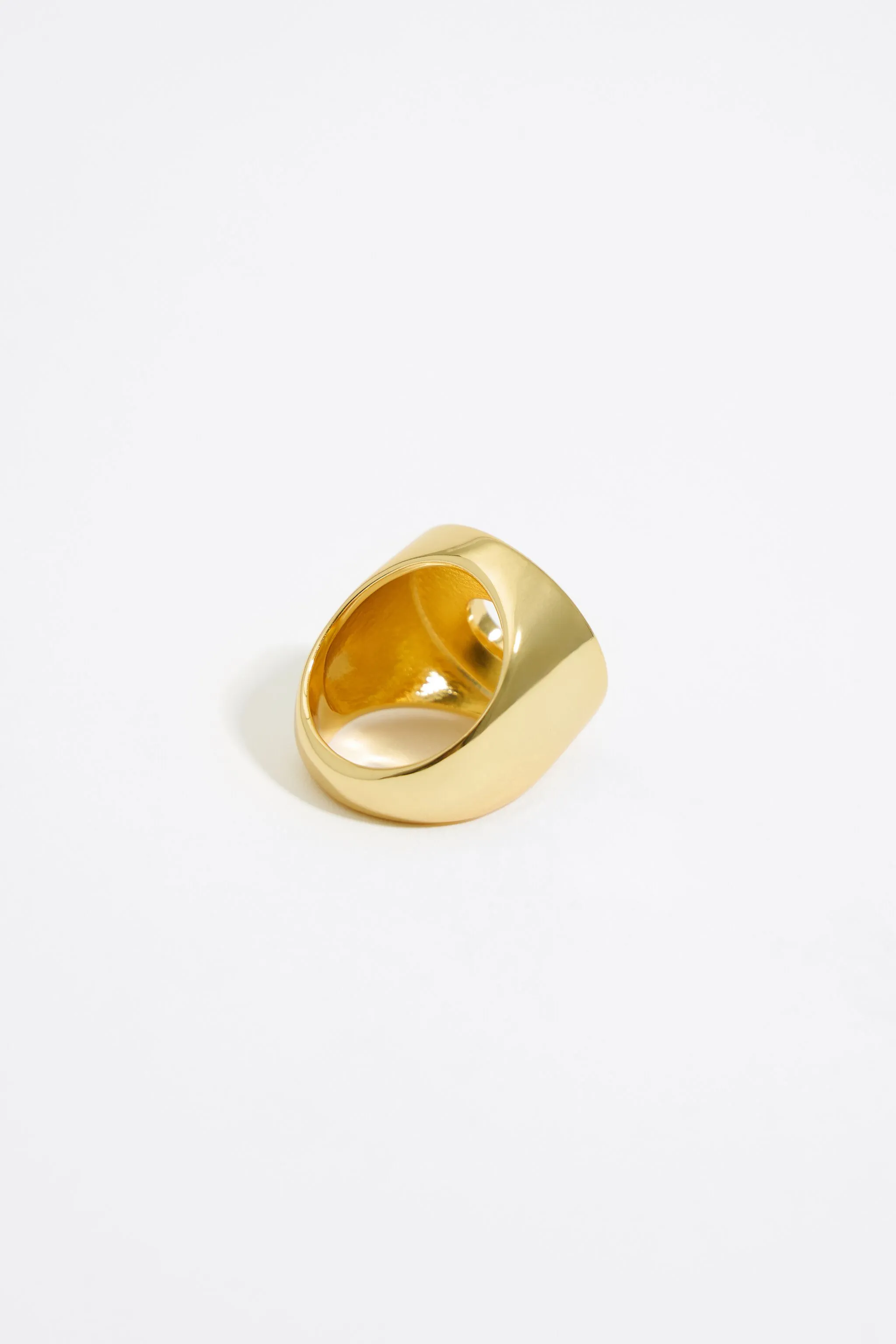 Anillo logo marfil