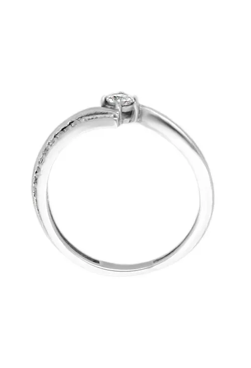 ANILLO ORO BLANCO CON CIRCONITAS BRAZO CRUZADO PARA MUJER 243_17701364