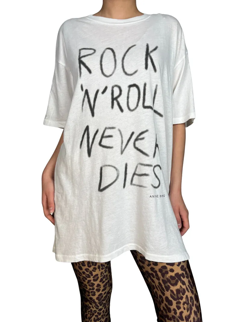 ANINE BING Polera Rock N'Roll Never Dies