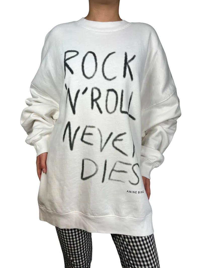 ANINE BING Polerón Rock N Roll Never Dies