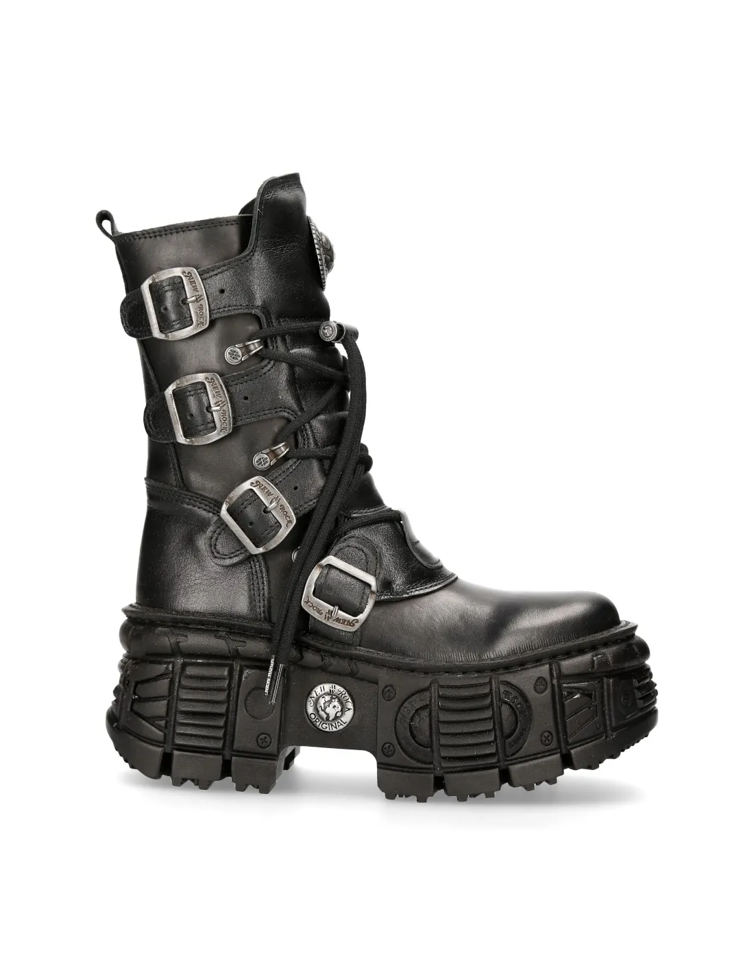ANKLE BOOT BLACK TANK  MWALL028C2