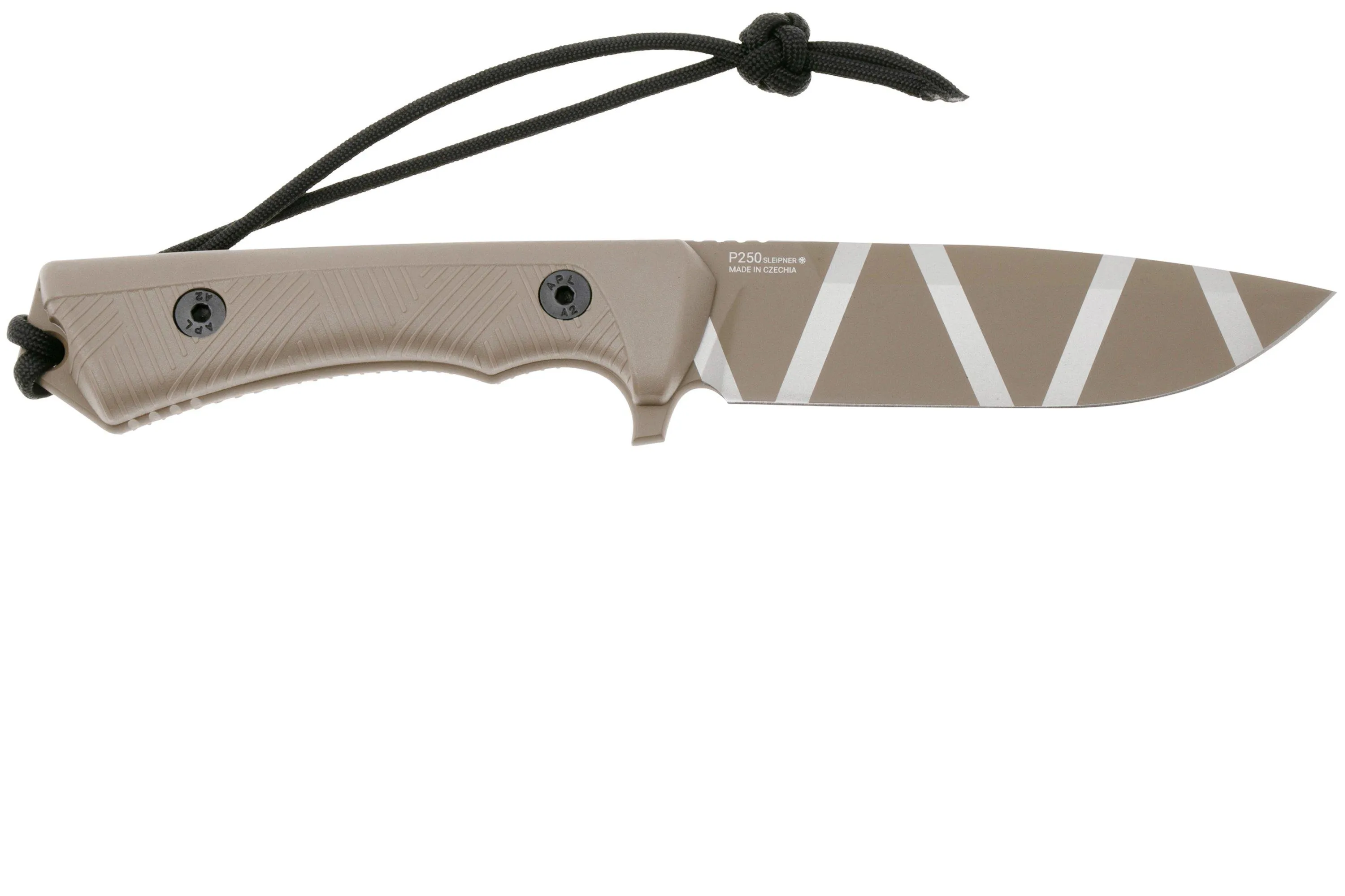 ANV P250 P250006 CERAKOTE COYOTE CAMO SLEIPNER, COYOTE GRNPU, CUCHILLO DE SUPERVIVENCIA