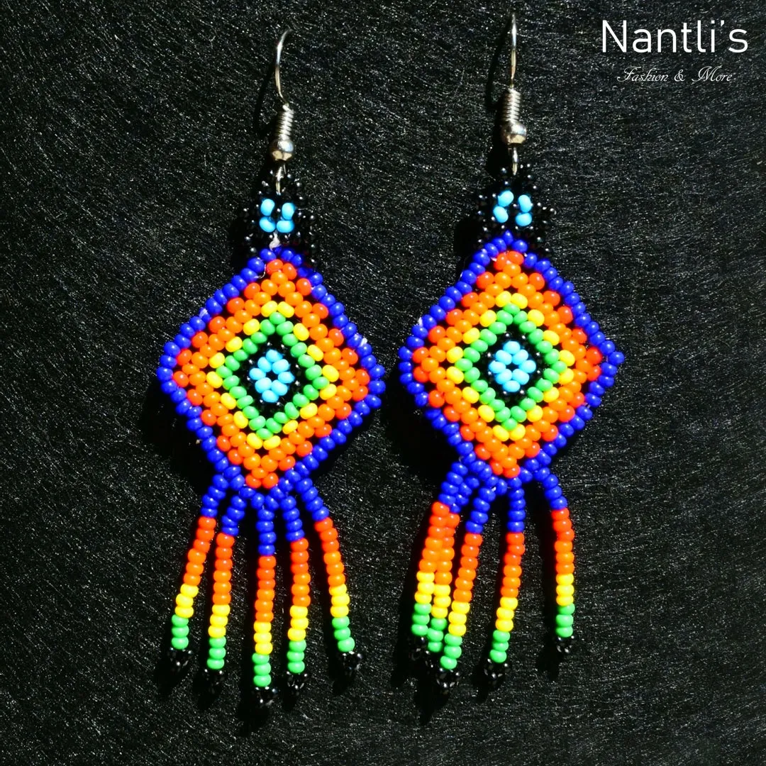 ARETES DE CHAQUIRA  TM081811 BEADED EARRINGS