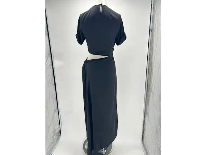 Autre Marque CHRISTOPHER ESBER Vestidos T.Reino Unido 8 Viscosa Negro 