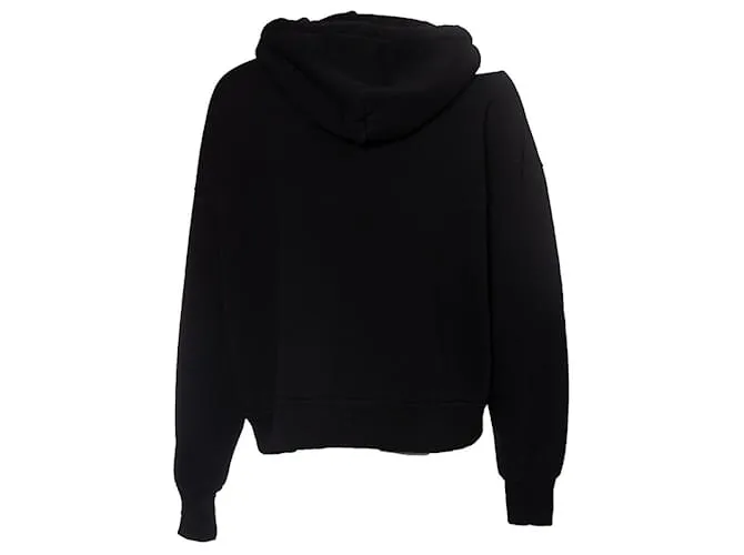 Autre Marque LNA, sudadera con capucha con hombro abierto Negro 