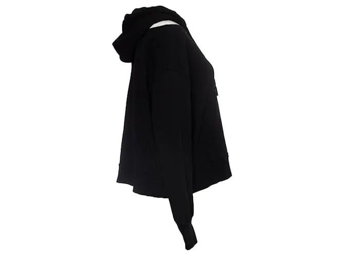 Autre Marque LNA, sudadera con capucha con hombro abierto Negro 