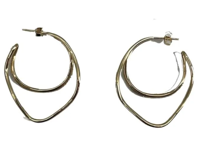 Autre Marque NO FIRMADO / ARETES T. Metal Dorado 