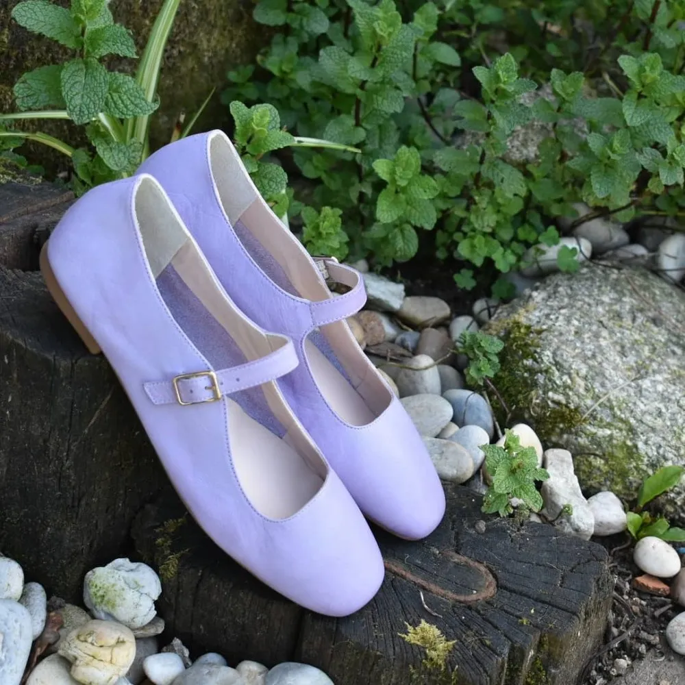 Bailarina de piel BABY 21539 top3shoes