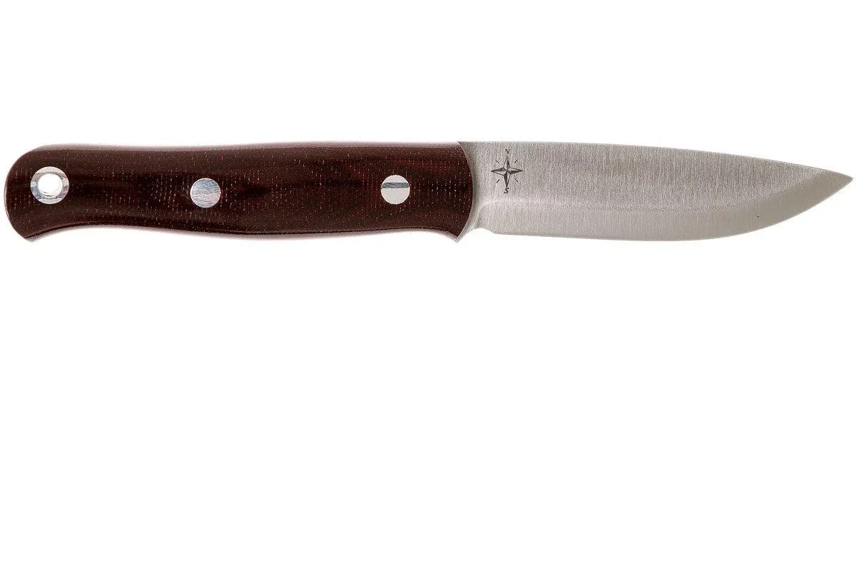BARK RIVER ULTRALITE BUSHCRAFTER CPM 3V, BURGUNDY CANVAS MICARTA