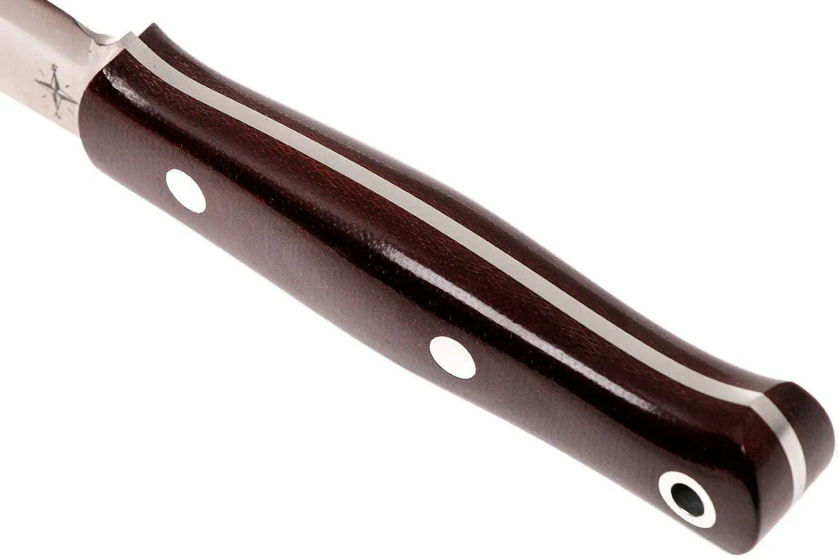 BARK RIVER ULTRALITE BUSHCRAFTER CPM 3V, BURGUNDY CANVAS MICARTA