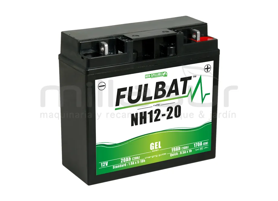BATERIA GEL NH1220 20 AH (182 X 77 X 168) SUSTITUYE A 991889