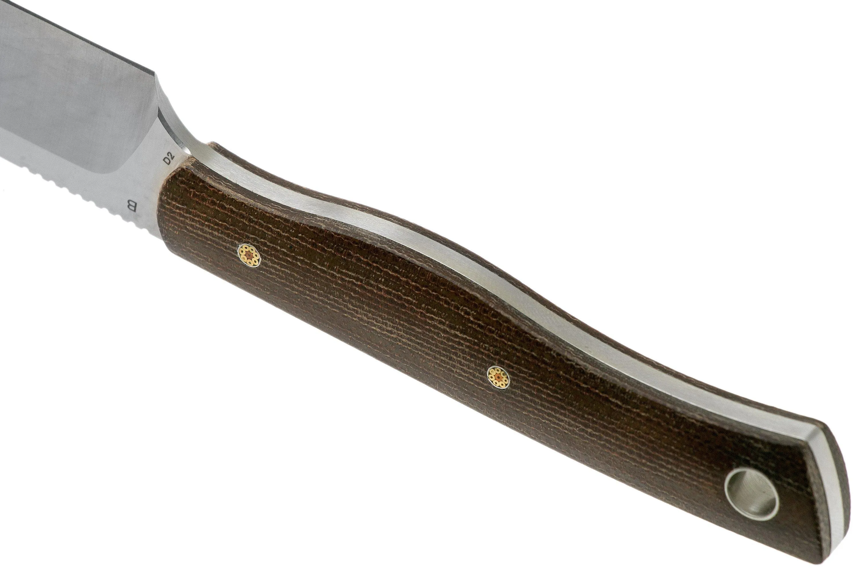 Bestech Heidi Blacksmith #1 BFK01E Brown Canvas Micarta