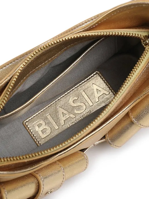 BIASIA BOLSA DE HOMBRO  DORADO