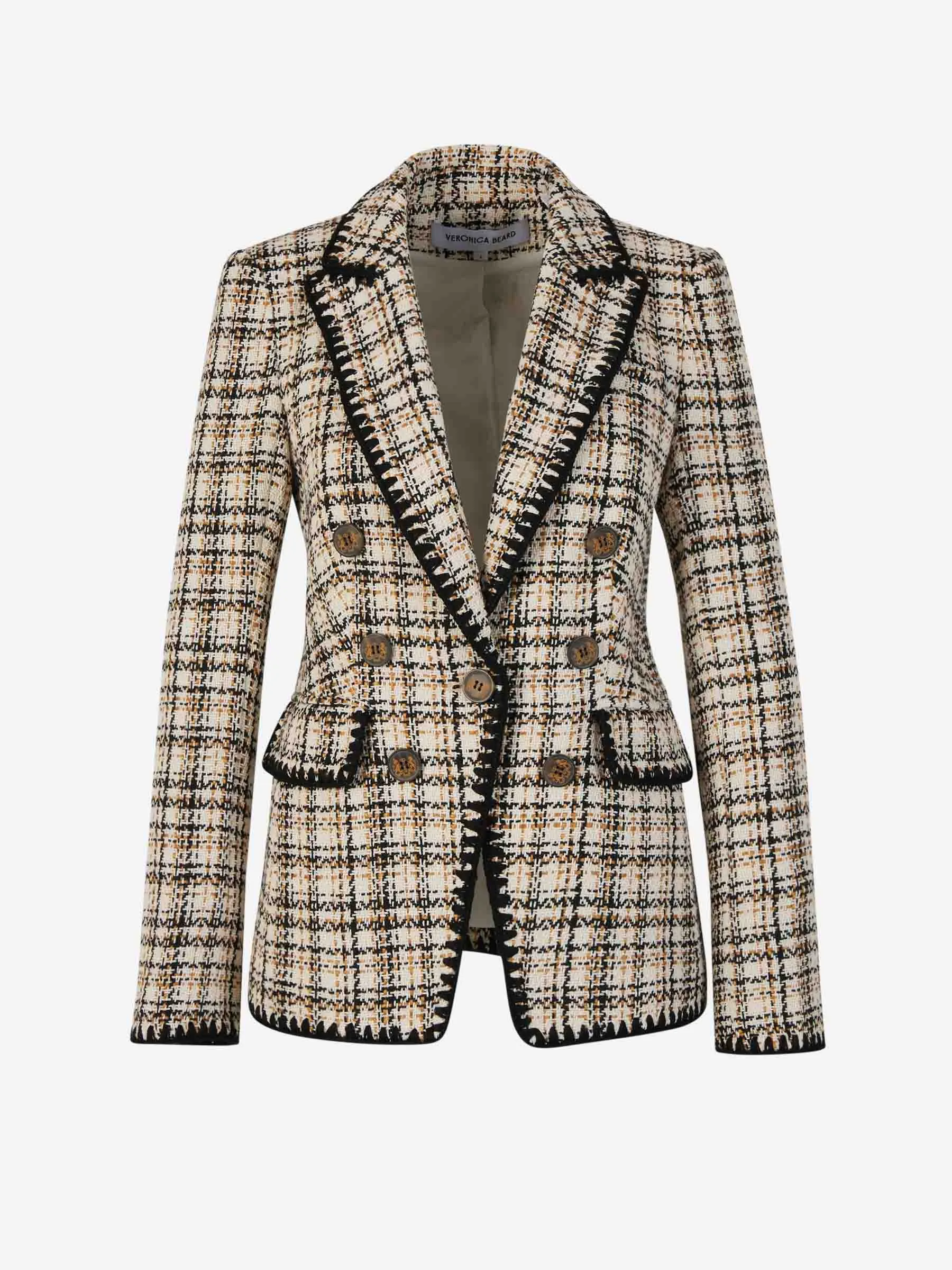 Blazer Tweed Crochet