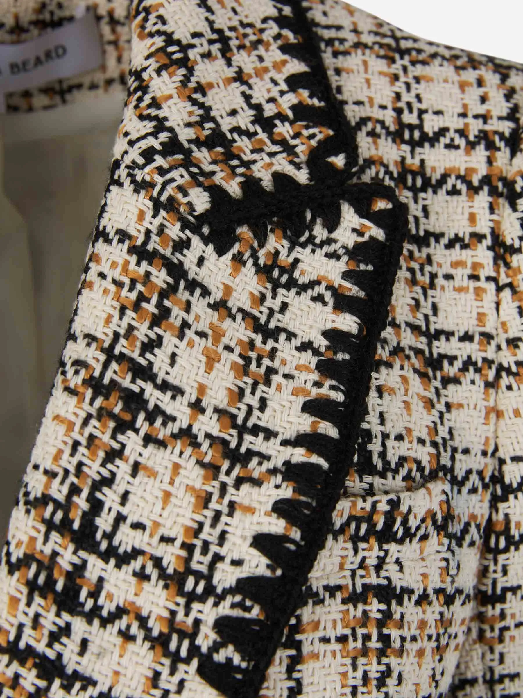 Blazer Tweed Crochet
