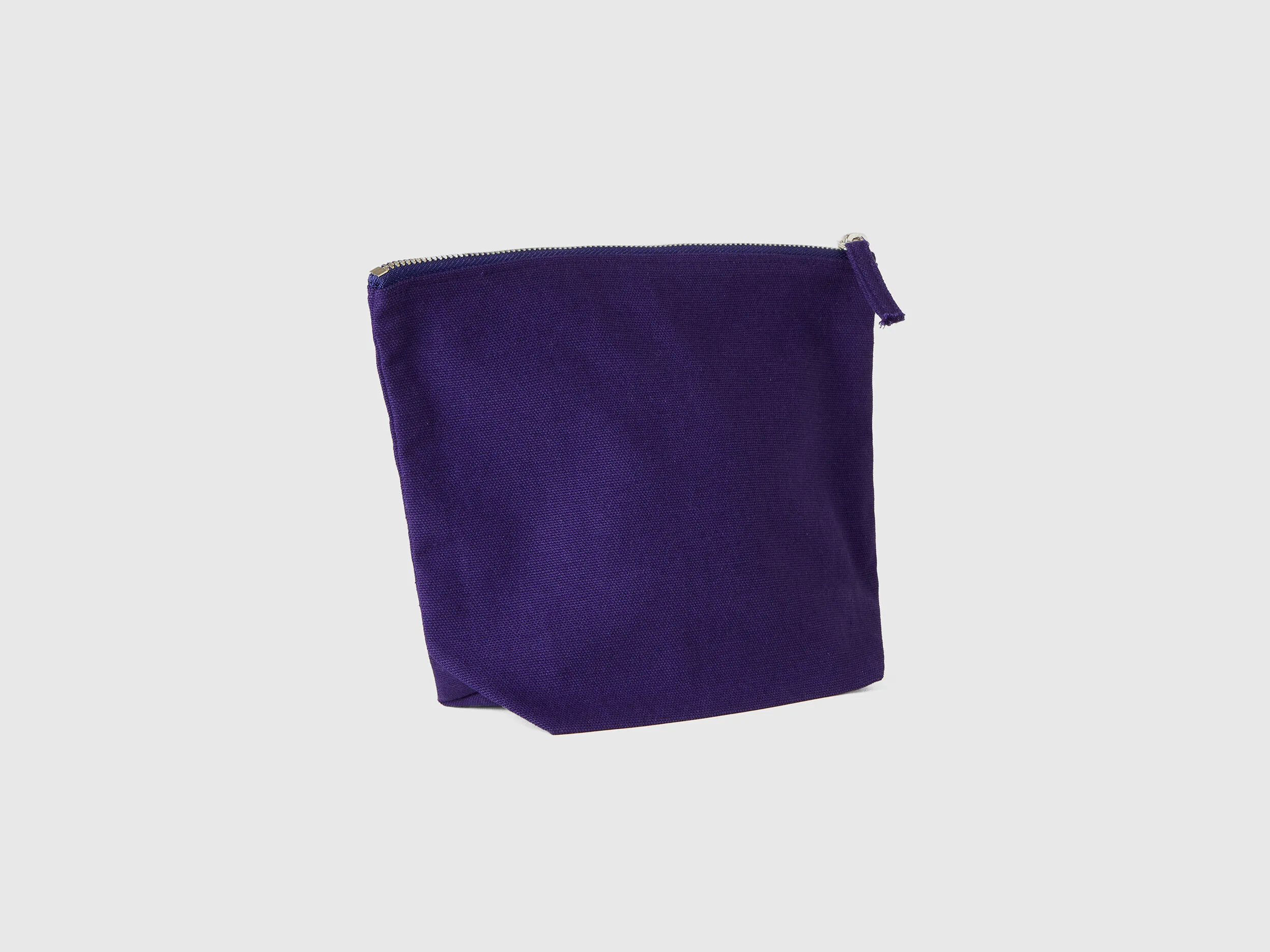 Blue clutch in pure cotton