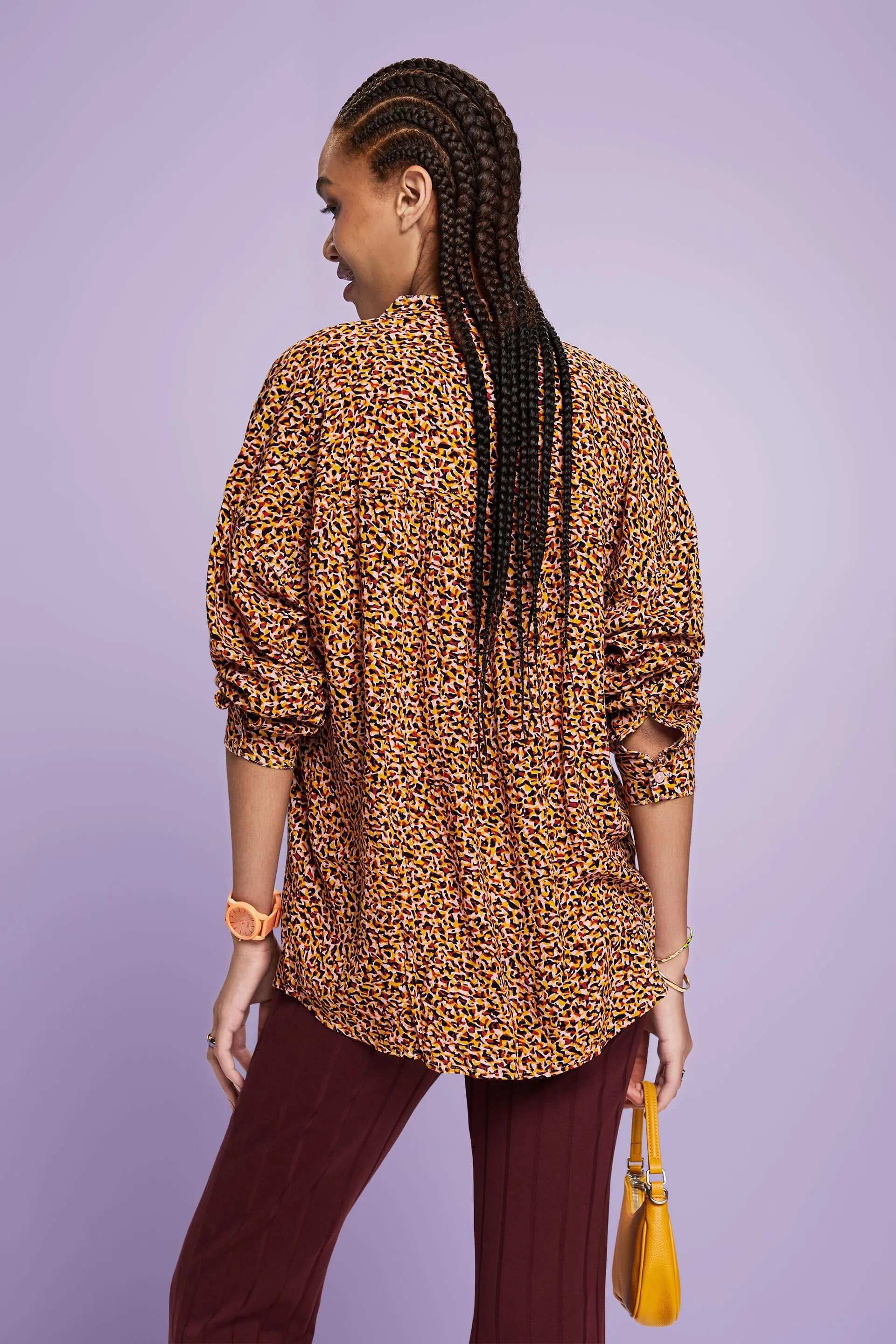 Blusa con estampado, LENZING™ ECOVERO™