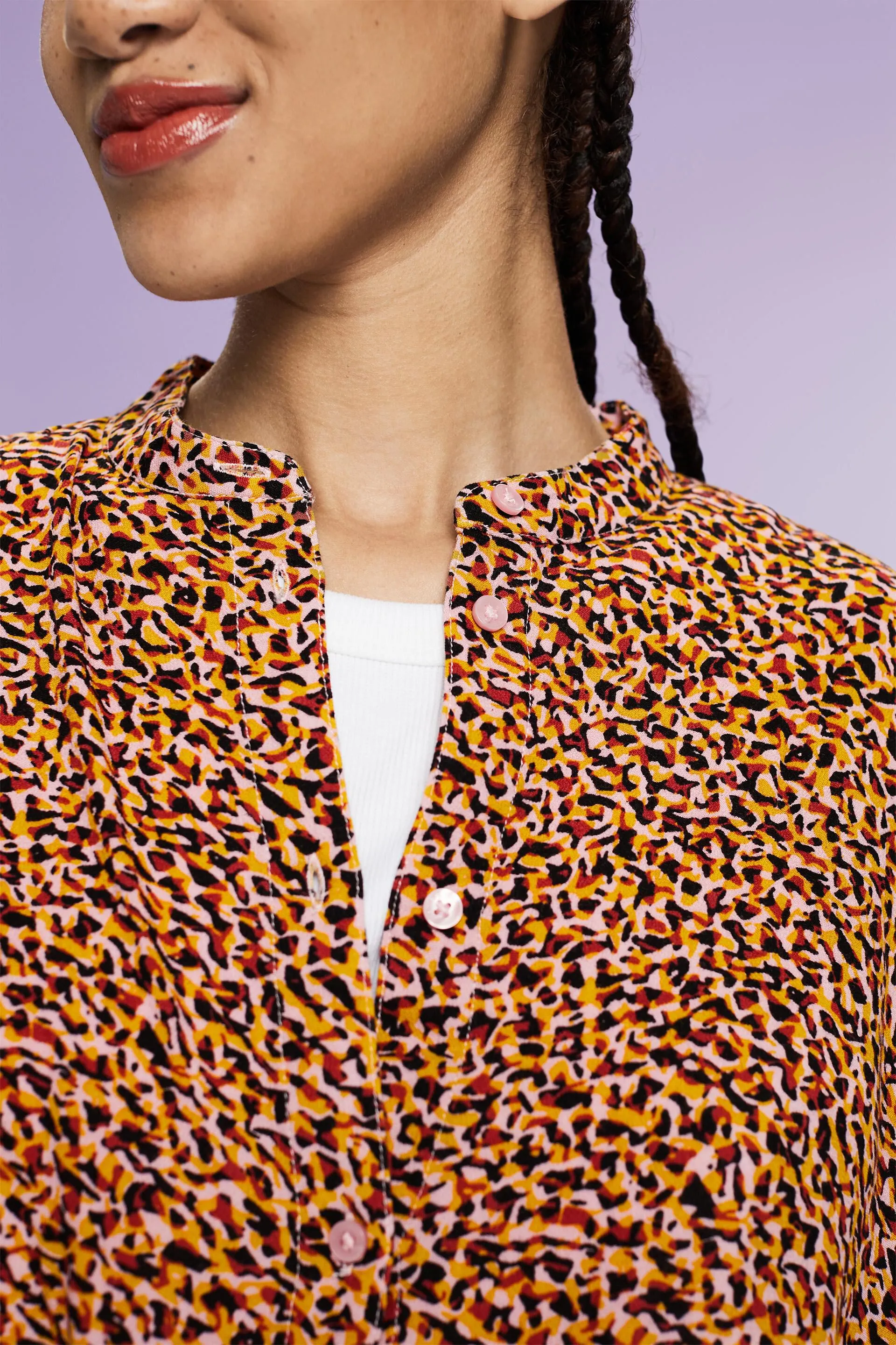 Blusa con estampado, LENZING™ ECOVERO™