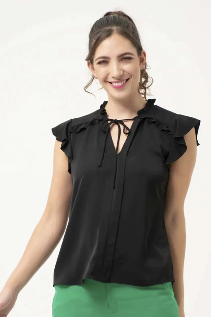 Blusa Cuello V Zucca 8445