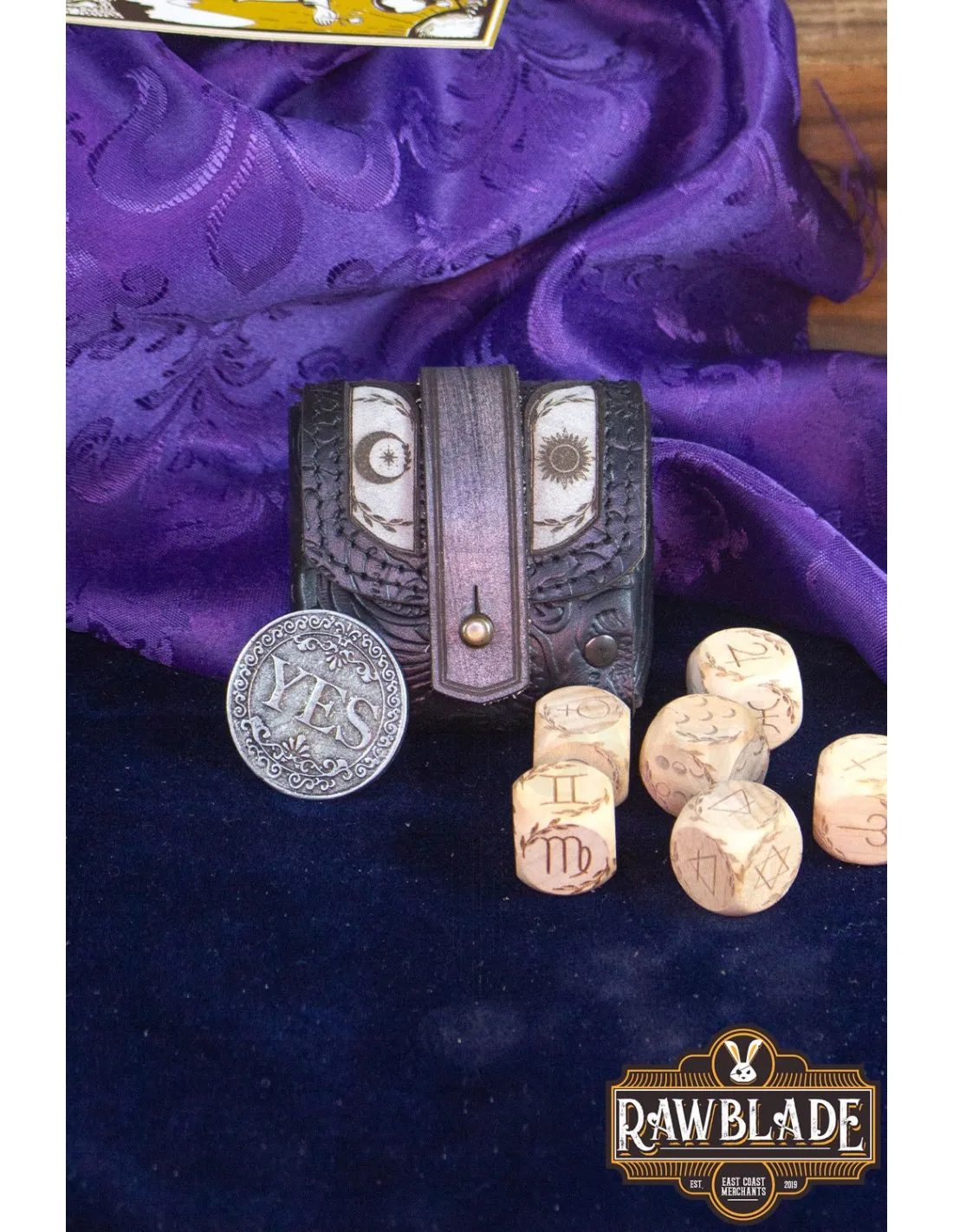 Bolsa de la Fortuna negra para LARP