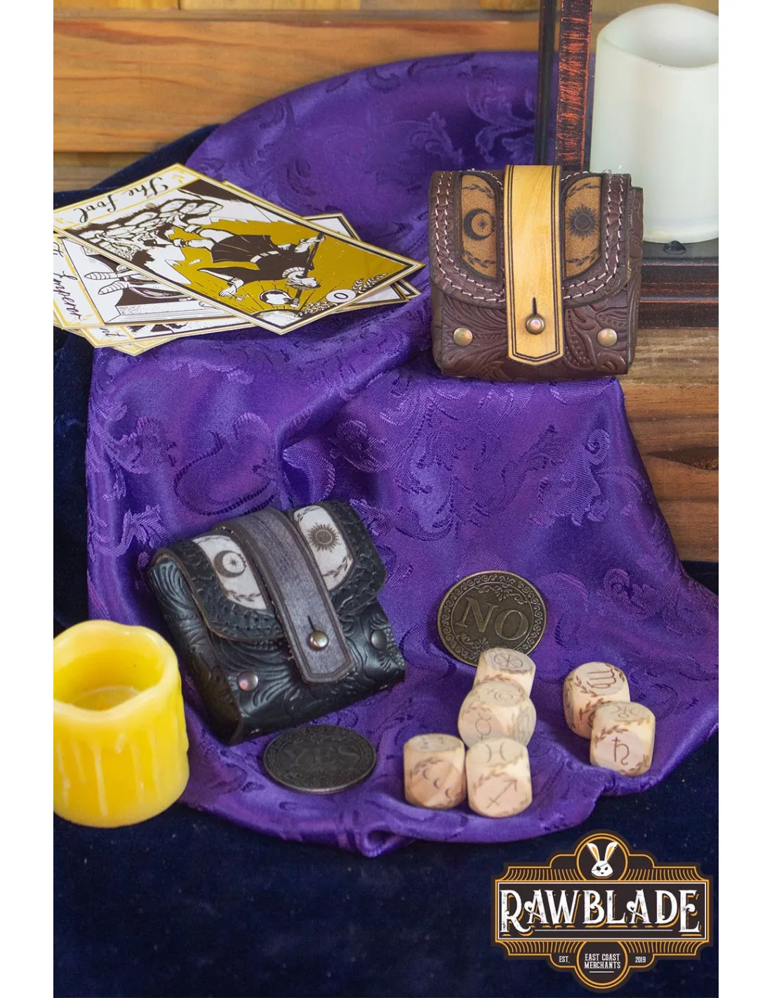 Bolsa de la Fortuna negra para LARP