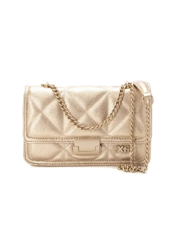 Bolso bandolera pequeña XTI 184298 oro