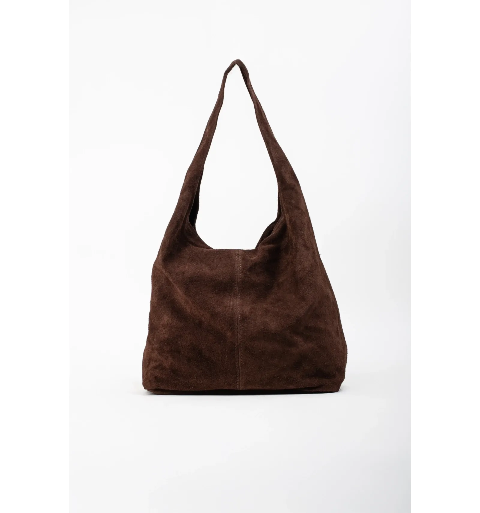 BOLSO DE PIEL LEONI  MARRON OSCURO