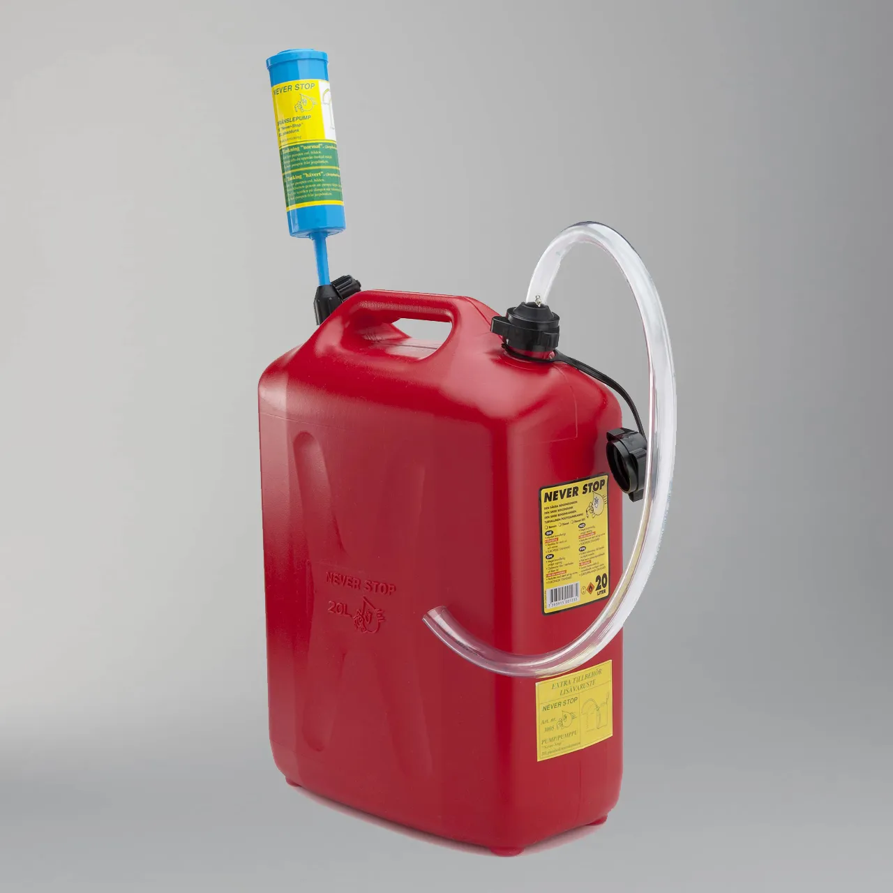 Bomba de combustible para Bidón Jerrycan 20 L Never Stop 2620