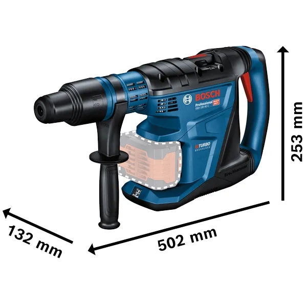 BOSCH  GBH 18V40 C  MARTILLO PERFORADOR SDSMAX SIN BATERíAS Y CARGADORES, LIION, 18 V,  AH, 9 J, CAJA ESPECIAL