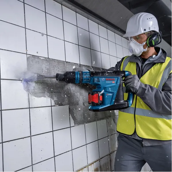 BOSCH  GBH 18V40 C  MARTILLO PERFORADOR SDSMAX SIN BATERíAS Y CARGADORES, LIION, 18 V,  AH, 9 J, CAJA ESPECIAL
