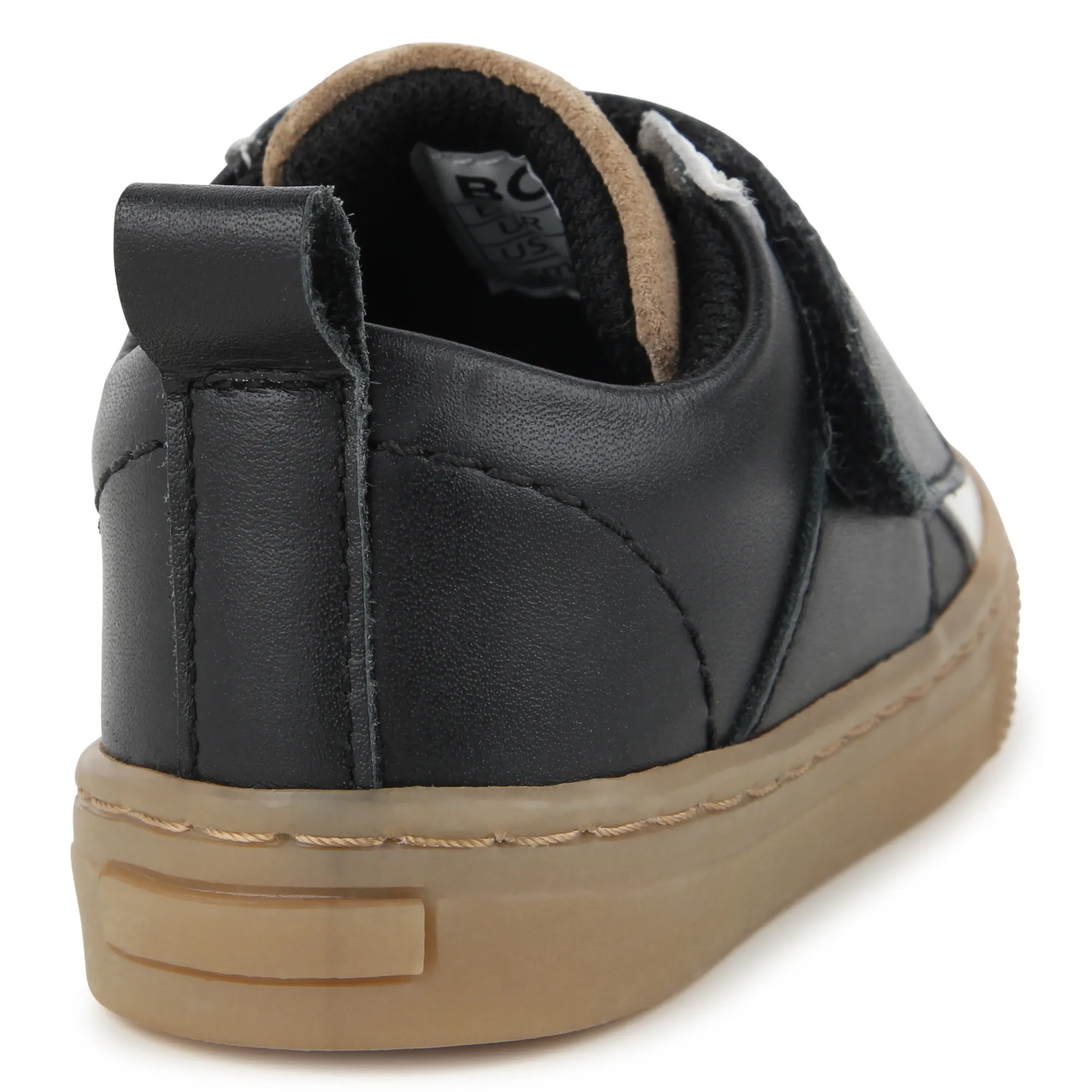 BOSS Zapatillas de piel con velcro