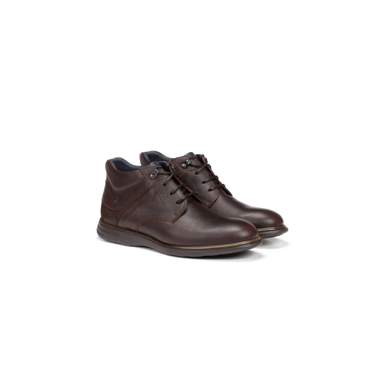 Bota Fluchos ligera hombre marrón cordones F0336